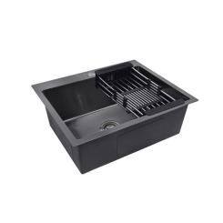 Мойка кухонная Kroner Schwarze-6050HM Фото 2