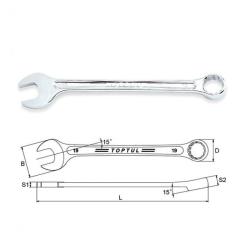 Ключ Toptul комбинированный 29мм Hi-Performance Фото 1