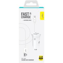 Зарядное устройство Piko CC-312 (2USB3,1A) + Lightning cable Фото 1