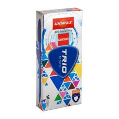 Ручка шариковая Unimax Trio, красная Фото 2