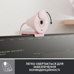 Веб-камера Logitech Brio 300 FHD Rose Фото 4