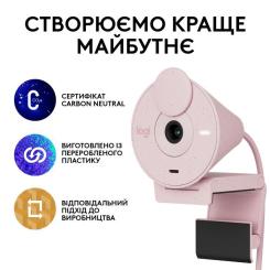 Веб-камера Logitech Brio 300 FHD Rose Фото 7