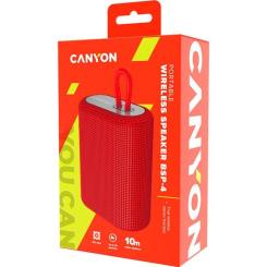 Акустическая система Canyon BSP-4 Bluetooth Red Фото 3