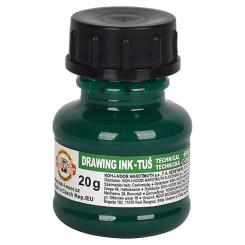 Тушь для черчения Koh-i-Noor 20г зеленая Фото