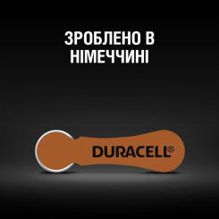 Батарейка Duracell для слуховых аппаратов размер 312, 6 шт. в упаковк Фото 5