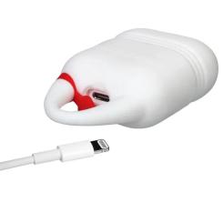 Чехол для наушников Kindon i-Smile для Apple AirPods IPH1430 White Фото 2