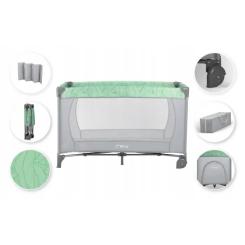 Детский манеж MoMi Belove цвет - jade Фото 7