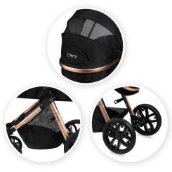 Коляска MoMi 2 в 1 Limuru Black Фото 9