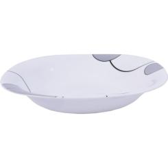 Тарелка Vittora Square Сірі Бульбашки Супова 23 см Фото