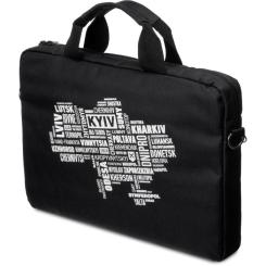 Сумка для ноутбука Vinga 15.6" NB1502 Black, white print Фото