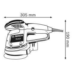 Шлифовальная машина Bosch GEX 34-125 Фото 1