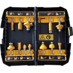 Набор фрез DeWALT діаметр хвостовика 8 мм, 12 шт. Фото 1