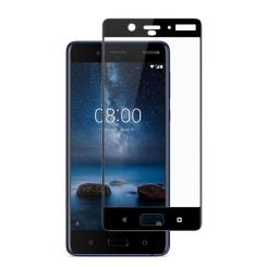 Стекло защитное PowerPlant Full screen Nokia 8 Black Фото