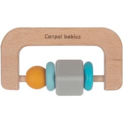 Прорезыватель Canpol babies деревянно-силиконовая Разноцветная Фото 1