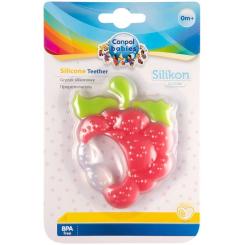 Прорезыватель Canpol babies силиконовая малина Фото 1