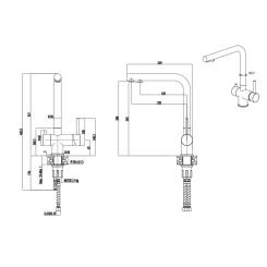 Смеситель Interline Storm new Sateen Фото 7