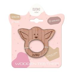 Прорезыватель Elfiki деревянный Эльфик Пуф Фото