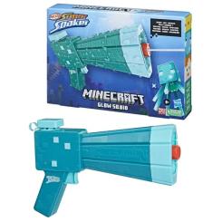 Игрушечное оружие Hasbro Nerf Водний бластер Майнкрафт Глоу Сквід Фото 1