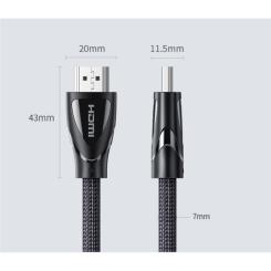 Кабель мультимедийный Ugreen HDMI M to HDMI M 1.0m V2.1 Фото 3