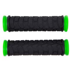 Грипсы Bravvos L122 мм FL-424 Black/Green Фото