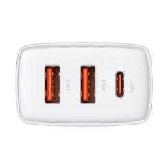 Зарядное устройство Baseus Compact Quick Charger 2U+C Фото 3