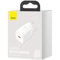 Зарядное устройство Baseus Super Si Quick Charger 1C White Фото 4