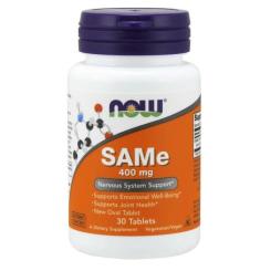Аминокислота Now Foods SAM-e (S-Аденозилметионин) 400 мг, 30 таблеток Фото