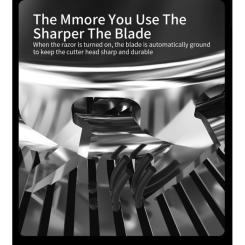 Электробритва Xiaomi Enchen Steel 3S Black/Gold Фото 4