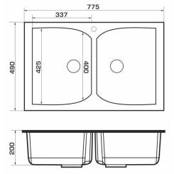 Мойка кухонная GRANADO CORDOBA terra Фото 5