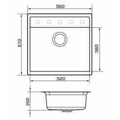 Мойка кухонная GRANADO LERIDA grafito Фото 5