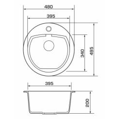 Мойка кухонная GRANADO LUGO terra Фото 5