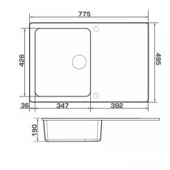 Мойка кухонная GRANADO VIGO grafito Фото 5