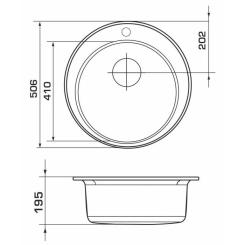 Мойка кухонная GRANADO VITORIA ivory Фото 5