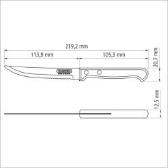 Кухонный нож Tramontina Polywood Steak127 мм Фото 3