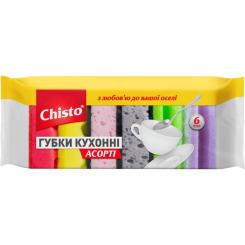 Губки кухонные Chisto Ассорти 6 шт. Фото