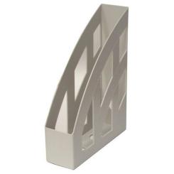 Лоток для бумаг Economix вертикальный пластик, серый Фото