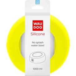 Посуда для собак WAUDOG Silicone Миска-непроливайка 1 л жовта Фото 3