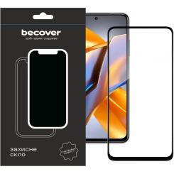 Стекло защитное BeCover Tecno Spark 10 Pro (KI7) Black Фото