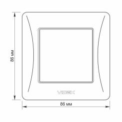 Выключатель Videx BINERA 1кл белый Фото 4