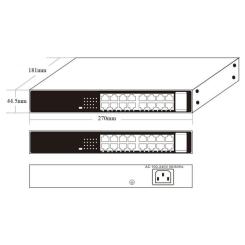 Коммутатор сетевой Onv ONV-H1016PLS Фото 4