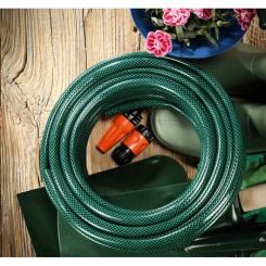 Поливочный шланг Cellfast набор ECONOMIC,3/4",20м,3 слоя,ороситель,комплект Фото 3