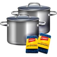 Губки кухонные Chisto для нержавейки 1 шт. Фото 1