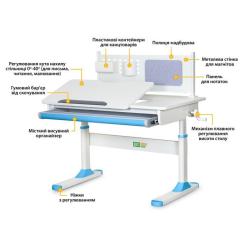 Парта ErgoKids Blue Фото 1