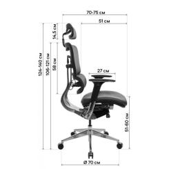 Офисное кресло GT Racer X-807 Black Фото 11