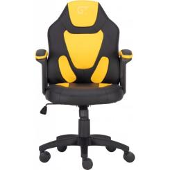 Кресло игровое GT Racer X-1414 Black/Yellow Фото 1