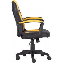 Кресло игровое GT Racer X-1414 Black/Yellow Фото 2
