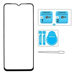 Стекло защитное Dengos Full Glue Poco X5 5G (black) Фото 2