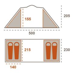 Палатка Grand Canyon Atlanta 4 Mojave Desert Фото 3