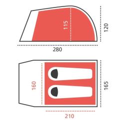 Палатка Grand Canyon Topeka 2 Capulet Olive Фото 9