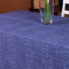 Скатерть MirSon Рогожа №209 Blue Binding 130x180 см Фото 2